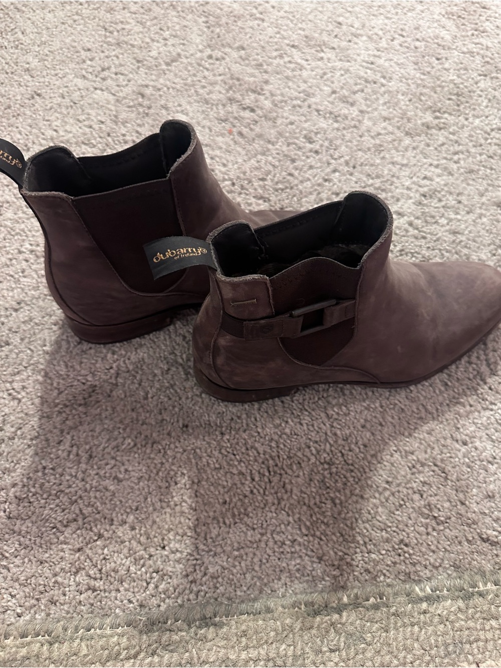 Dubarry of Ireland Brown Leather Chelsea Ankle Boots
